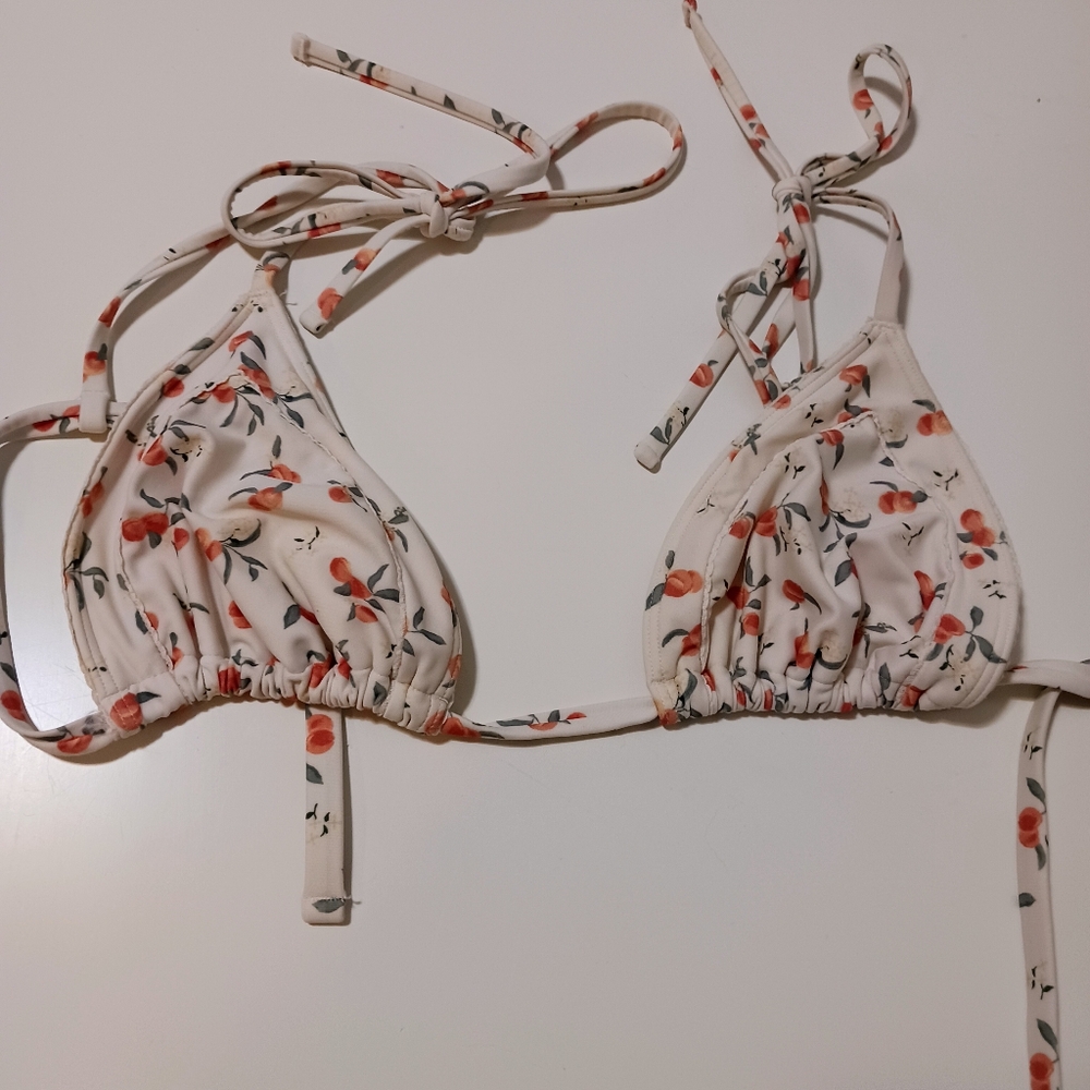 Abercrombie & Fitch Peach Print Women's Bikini Size S